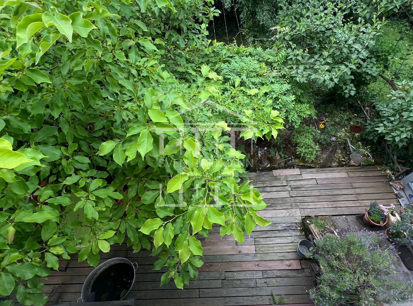 Ansicht Terrasse vom OG