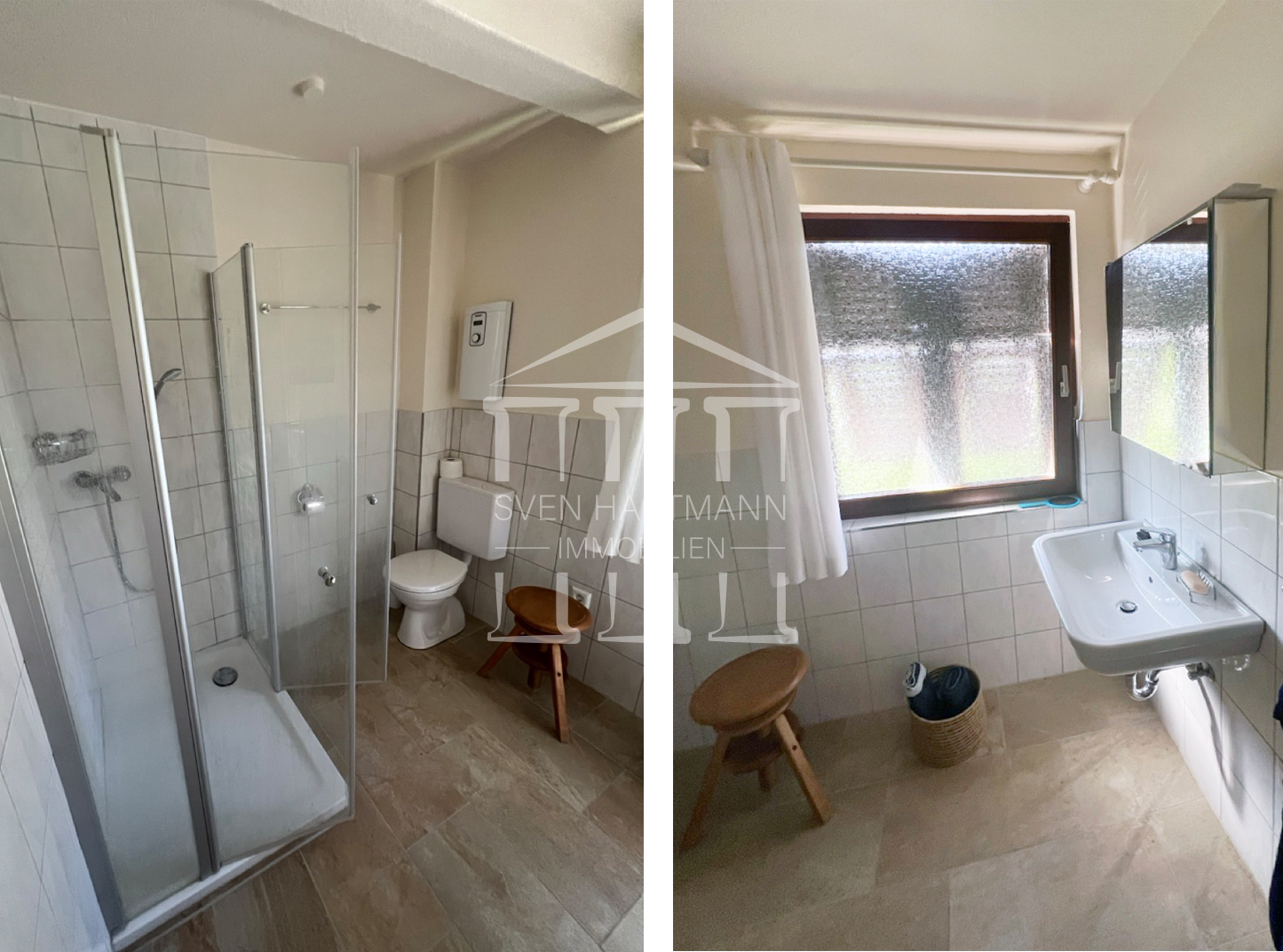 modernisiertes Badezimmer