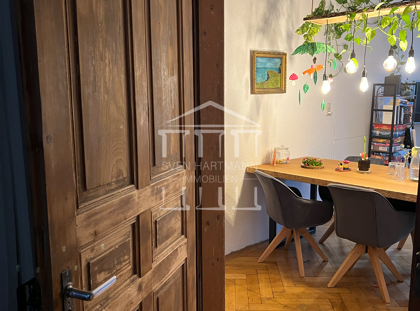 Blick ins Wohnzimmer