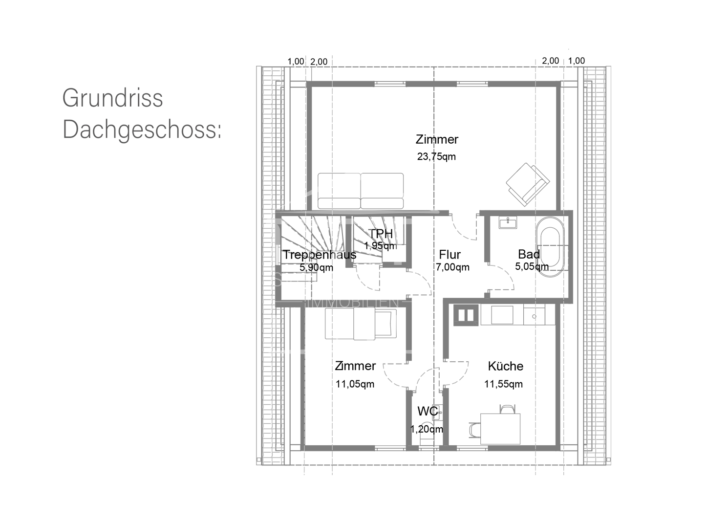 Grundriss Dachgeschoss